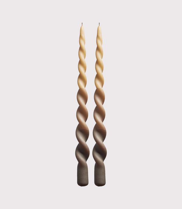 Twist Candle - Box of 2 - Dip-dye Lion