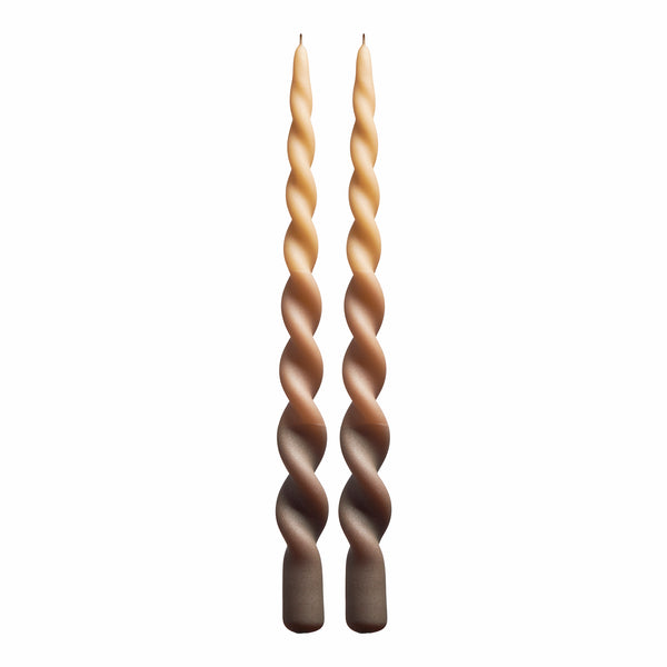 Twist Candle - Box of 2 - Dip-dye Lion