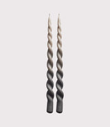 Twist Candle - Box of 2 - Dip-dye Stormy