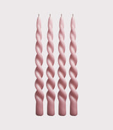 Twist Candle - Box of 4 - Rose