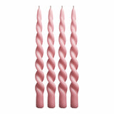 Twist Candle - Box of 4 - Rose