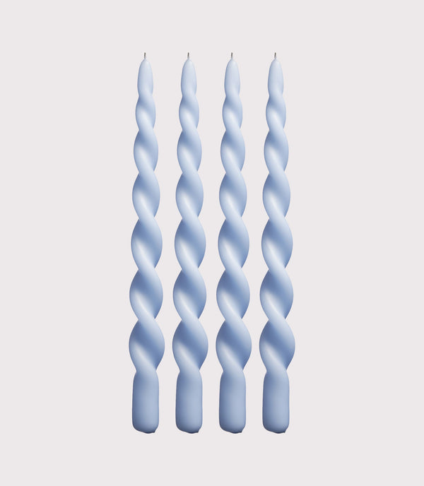Twist Candle - Box of 4 - Sky