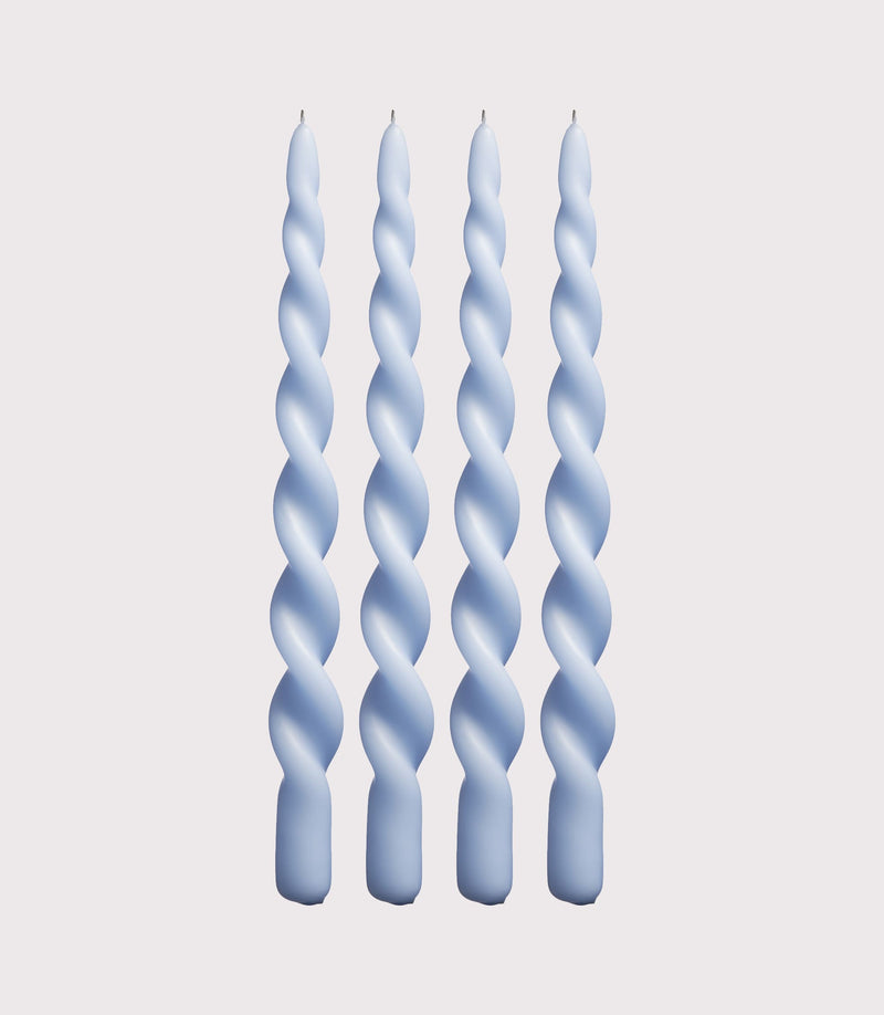 Twist Candle - Box of 4 - Sky