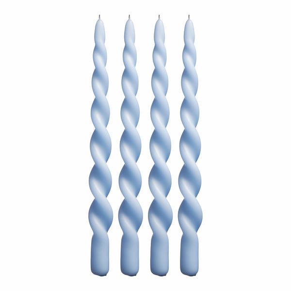 Twist Candle - Box of 4 - Sky