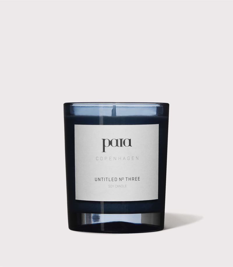 Unscented Soy Candle 220 g - Blue