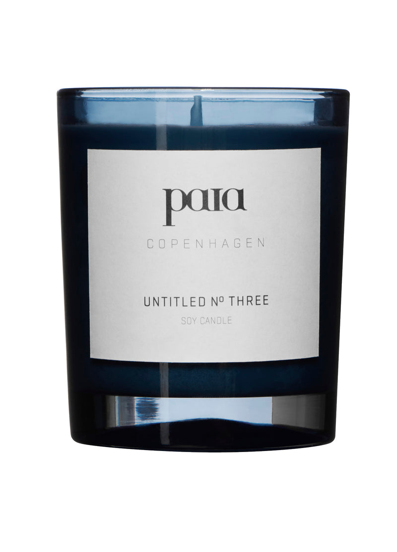 Unscented Soy Candle 220 g - Blue