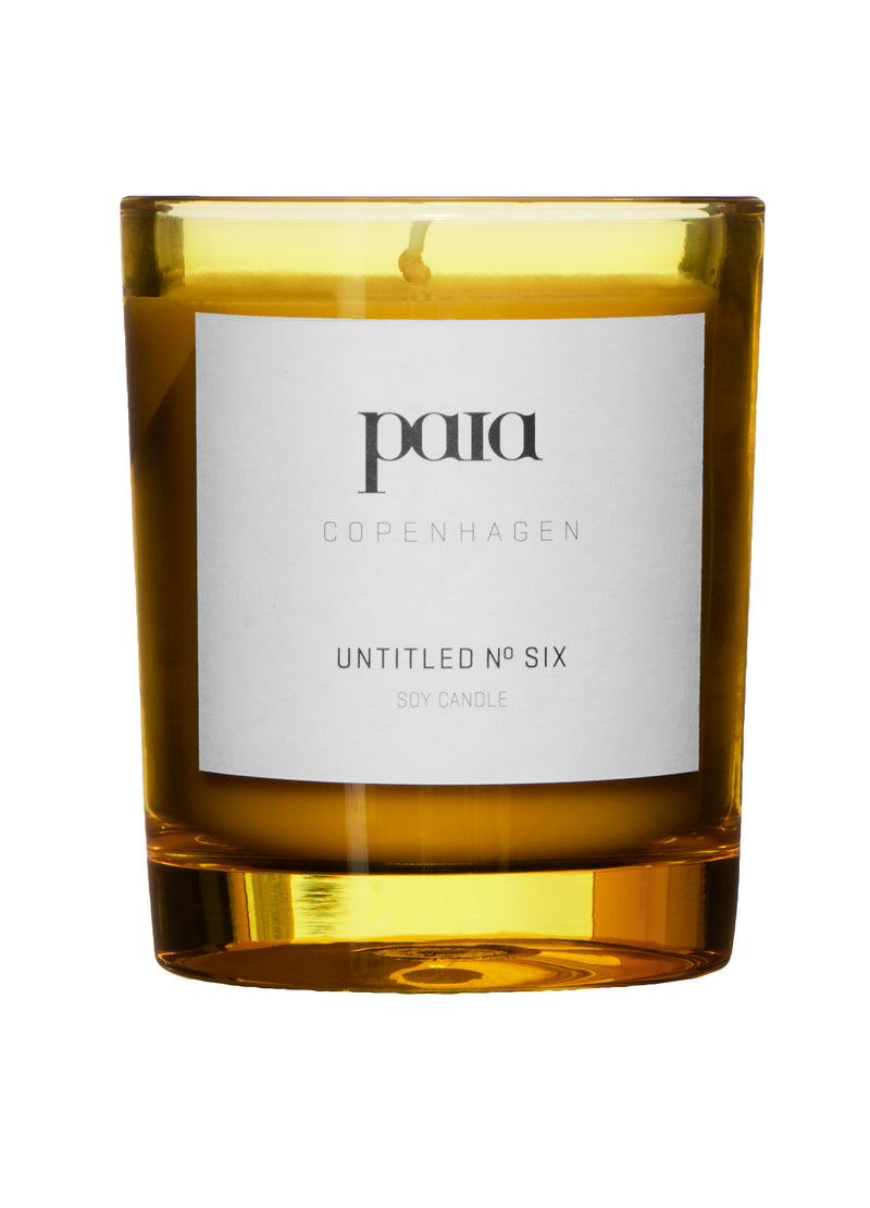 Unscented Soy Candle 220 g - Amber